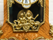Load image into Gallery viewer, Franz Hermle & Sons Marquetry Clock Mantel for Tiffany and Co.