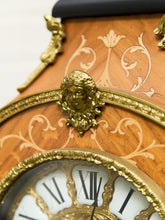 Load image into Gallery viewer, Franz Hermle & Sons Marquetry Clock Mantel for Tiffany and Co.