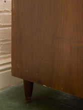 Load image into Gallery viewer, Walnut 3 drawer Mid Century Dresser