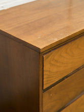 Load image into Gallery viewer, Walnut 3 drawer Mid Century Dresser