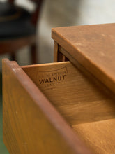 Load image into Gallery viewer, Walnut 3 drawer Mid Century Dresser