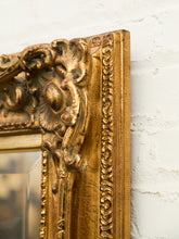 Load image into Gallery viewer, Ornate Gold Rectangle French Mirror