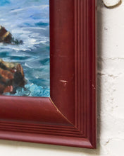 Load image into Gallery viewer, Rocks at Monterey Oil Painting by Nila Brereton H.