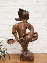 Load image into Gallery viewer, Wood Abstract Carved Musician Sculpture