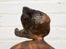 Load image into Gallery viewer, Wood Abstract Carved Musician Sculpture