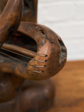 Load image into Gallery viewer, Wood Abstract Carved Musician Sculpture