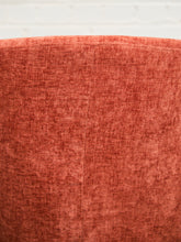 Load image into Gallery viewer, Aria Burnt Chenille Orange Swivel Chair