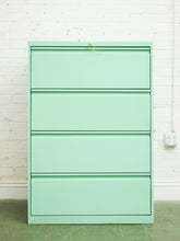 Load image into Gallery viewer, Mint 4 Drawer File Cabinet
