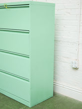 Load image into Gallery viewer, Mint 4 Drawer File Cabinet