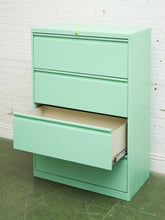 Load image into Gallery viewer, Mint 4 Drawer File Cabinet