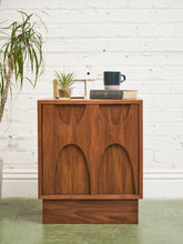 Load image into Gallery viewer, Pair of Scandi Nightstands with Plinth Base