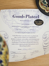 Load image into Gallery viewer, Beautiful Large Delft Royal Goedewaagen Iris Lidded Jar