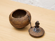 Load image into Gallery viewer, Indonesian Lombok Woven Frog Rattan Basket