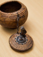 Load image into Gallery viewer, Indonesian Lombok Woven Frog Rattan Basket