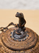 Load image into Gallery viewer, Indonesian Lombok Woven Frog Rattan Basket