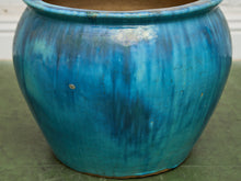 Load image into Gallery viewer, Late Qing Dynasty Period South Sea Blue Glazed Ceramic Planter