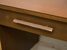 Load image into Gallery viewer, Vintage Walnut Double Pedestal Desk