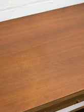 Load image into Gallery viewer, Vintage Walnut Double Pedestal Desk