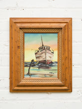 Load image into Gallery viewer, Beached Boat “Nancy” at Sunset signed Ericson