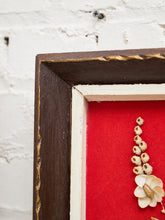 Load image into Gallery viewer, RARE - 60's Vintage PEACOCK ORIGINAL Folk Art Shadow Box SHELL #1