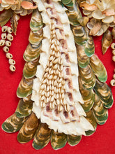 Load image into Gallery viewer, RARE - 60's Vintage PEACOCK ORIGINAL Folk Art Shadow Box SHELL #1
