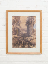 Load image into Gallery viewer, Sepia Desert Landscape with Native American Figure