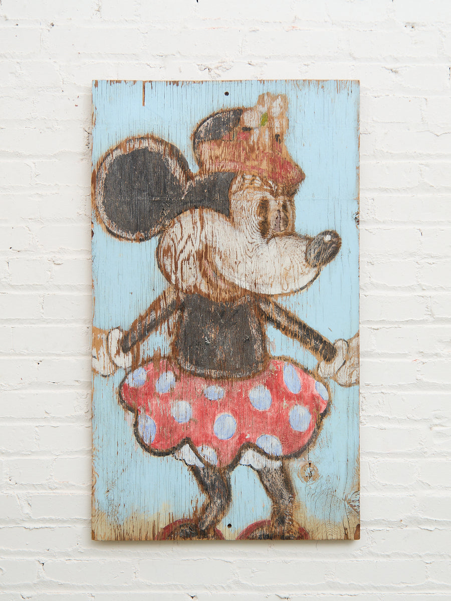 40s アンティーク Minnie Mouse ミニー マウス 1940's Folk Art Minnie Mouse – Sunbeam Vintage