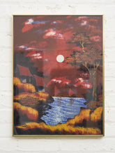 Load image into Gallery viewer, Moody Moonlit Coastal River