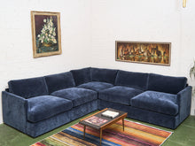 Load image into Gallery viewer, Michonne 3 Piece Corner Sofa in Amici Indigo