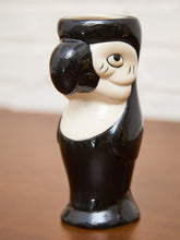Load image into Gallery viewer, Toucan Tiki Ceramic Hand Painted Black Drinkware