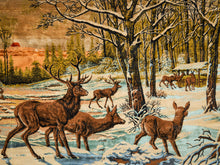 Load image into Gallery viewer, Vintage Winter Dear Tapestry