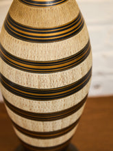 Load image into Gallery viewer, Gold and Black Striped Lamp