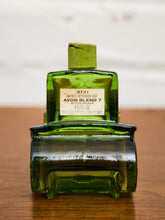 Load image into Gallery viewer, Vintage Avon Haynes-Apperson 1902 AvonBlend 7 AfterShave 4.5 Oz GreenGlassBottle