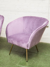 Load image into Gallery viewer, Lavender French Modern Vintage Chair