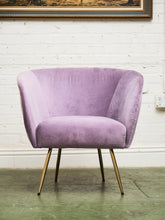 Load image into Gallery viewer, Lavender French Modern Vintage Chair