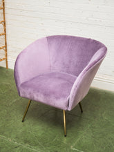 Load image into Gallery viewer, Lavender French Modern Vintage Chair