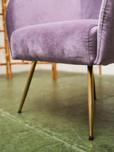 Load image into Gallery viewer, Lavender French Modern Vintage Chair