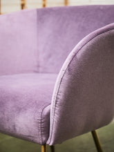 Load image into Gallery viewer, Lavender French Modern Vintage Chair