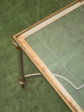 Load image into Gallery viewer, French Hollywood Regency Maison Jansen Style Brass & Glass Rectangular Coffee Table