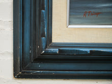 Load image into Gallery viewer, Mellow Blues Ocean Painting with Great Clouds by R.T.