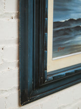 Load image into Gallery viewer, Mellow Blues Ocean Painting with Great Clouds by R.T.