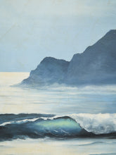 Load image into Gallery viewer, Mellow Blues Ocean Painting with Great Clouds by R.T.