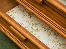 Load image into Gallery viewer, Boho Two Drawer Oak Nightstand