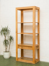 Load image into Gallery viewer, Oak Shelf With Rattan