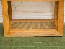 Load image into Gallery viewer, Oak Shelf With Rattan