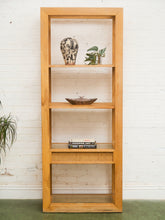 Load image into Gallery viewer, Oak Shelf With Rattan