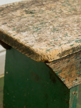 Load image into Gallery viewer, Primitive Industrial Bench with Verdigris Undertones