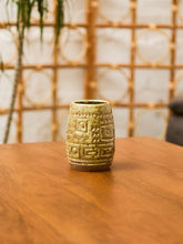 Load image into Gallery viewer, Earth-Toned Studio Pottery Vessel with Geometric Relief