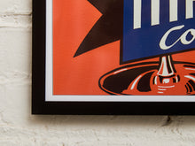 Load image into Gallery viewer, Martini Cocktail Advertising Poster Tune Up Your Appetite Framed