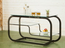 Load image into Gallery viewer, Mid-Century Modern Brass Bar Cart Milo Baughman Style Etagere